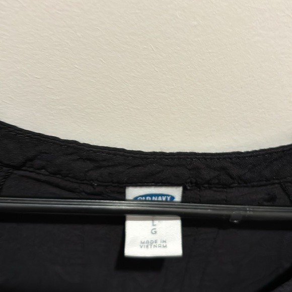 Old Navy Blouse Shirt Black Large - Picture 11 of 16